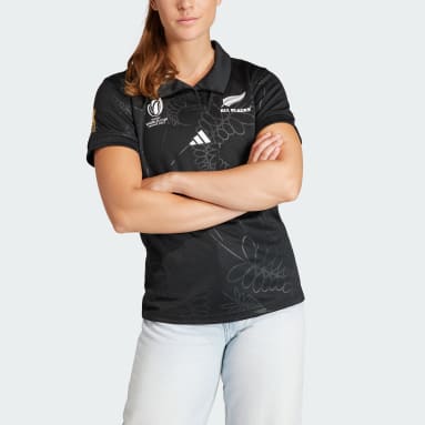 Ženy Ragby černá Domácí dres All Blacks Rugby