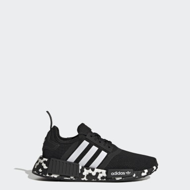 Youth 8-16 Years Originals Black NMD_R1 Shoes
