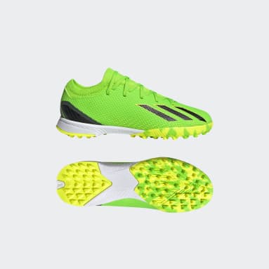 Kids Football Green X Speedportal.3 Turf Boots