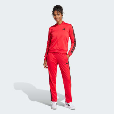 Pants rojo adidas mujer clearance
