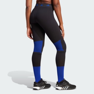 Women Gym & Training Black Techfit Recharge Seamless Leggings