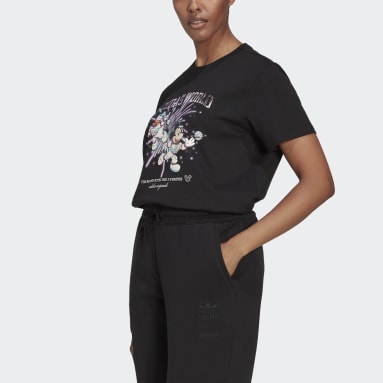 Women Lifestyle Black Disney Graphic Tee
