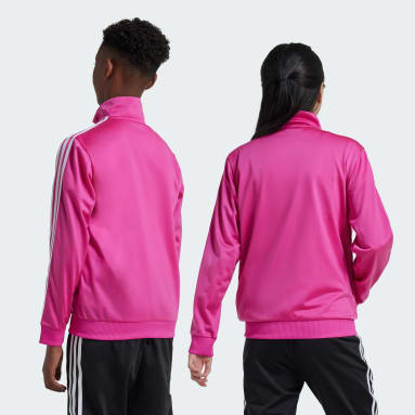 Adidas tracksuit pink mens clearance