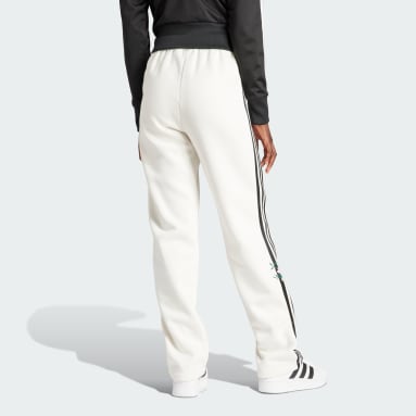 Pantalon floral brodé blanc Femmes Originals