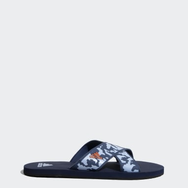 Men Swim Blue DISTINCTO FLIP FLOPS