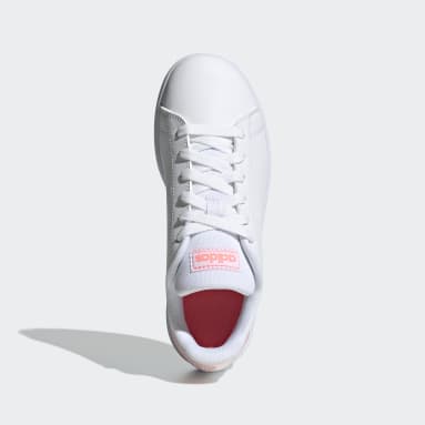 Kids Sport Inspired White Advantage Shoes