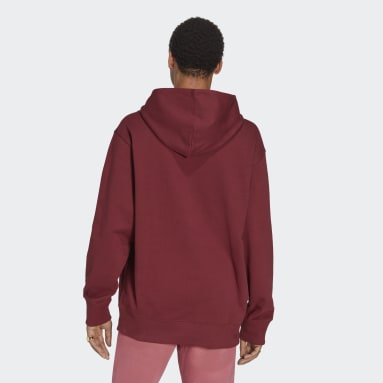 Men Lifestyle Burgundy Adicolor Contempo French Terry Hoodie