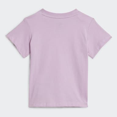 Polera Adicolor Morado Niño Originals