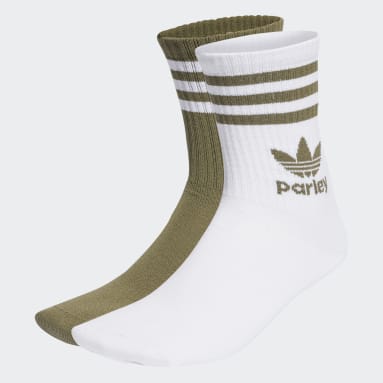 Parley Mid Crew Sock 2 Pairs Bialy