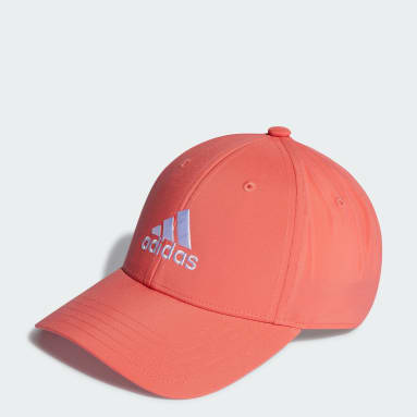 Embroidered Logo Lightweight Baseball Caps Rød