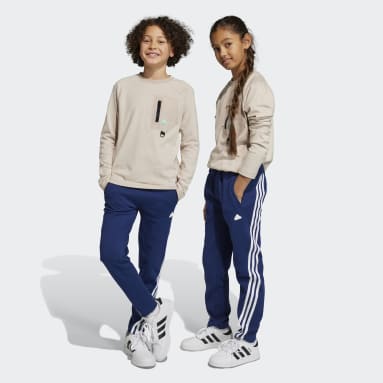 Kinder Sportswear Future Icons 3-Streifen Ankle-Length Hose Blau