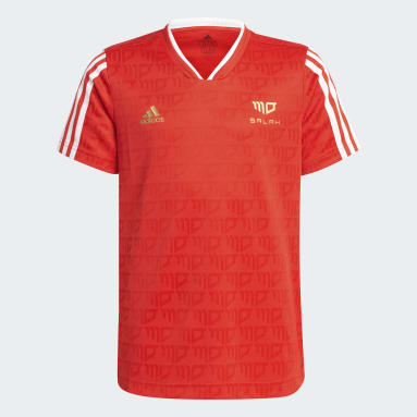 Jungen Sportswear AEROREADY Salah Football-Inspired Trikot Rot