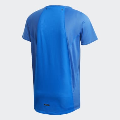 T-shirt HEAT.RDY Bleu Hommes Running
