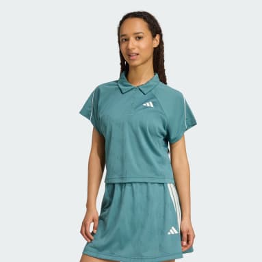 Stadium 3-Stripes Tennis Inspired Jacquard Polo Tee