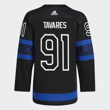 Maillot Maple Leafs Tavares Third Authentic Pro noir Hommes Entraînement