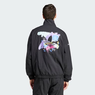 Veste de survêtement rétro noir Hommes Originals