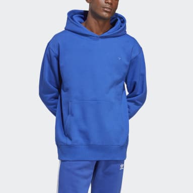 남성 Lifestyle Blue 아디컬러 컨템포 프렌치 테리 후디