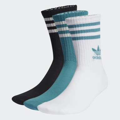 Chaussettes mi-montantes (3 paires) Turquoise Originals