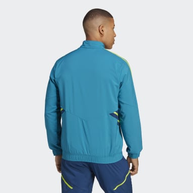 Men Football Turquoise Juventus Condivo 22 Presentation Jacket