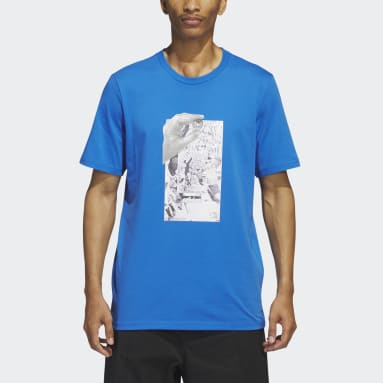 Polera Dill Collage Azul Hombre Originals
