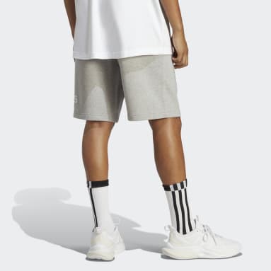Men's Sportswear Grey Essentials Big Logo French Terry Shorts