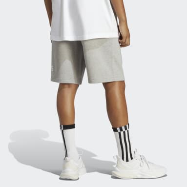 Shorts Essentials Logo Grande Felpa Francesa Gris Hombre Sportswear