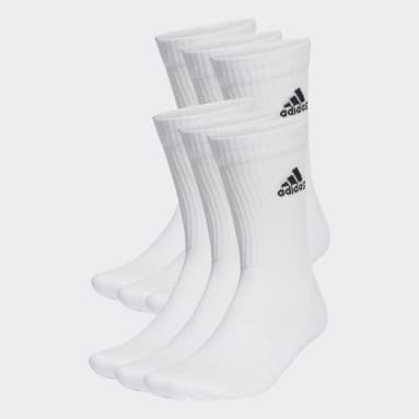Chaussettes Adidas | Solid Crew Chaussettes Blanc Bleu Homme • AYDI