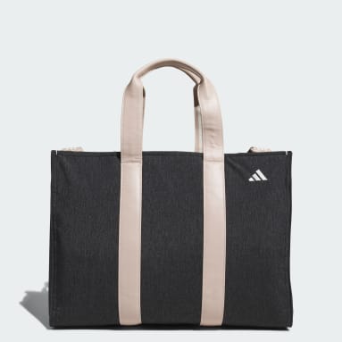 Denim-Look Heather Big Tote Bag