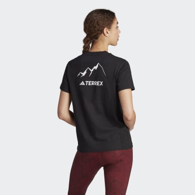 Frauen TERREX TERREX Graphic MTN T-Shirt Schwarz