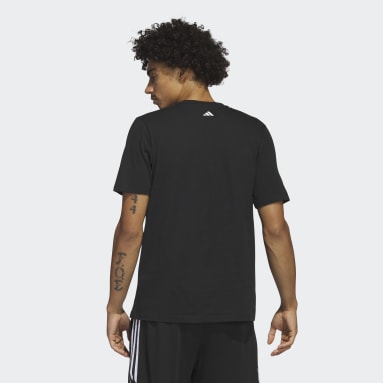 Camiseta Estampada Lil' Stripe Basketball Negro Hombre Basketball
