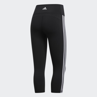 Leggings 3/4 3-Stripes Believe This 2.0 Preto Mulher Cross Training