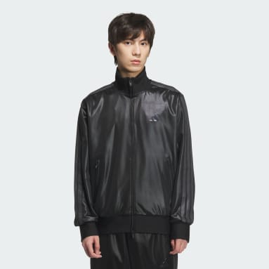 adidas フリルリボン付き長袖ジャケット　ブラック　XLサイズ　JI7536 ADIDAS】Originals Retro Trefoil Track Top black☆追跡可