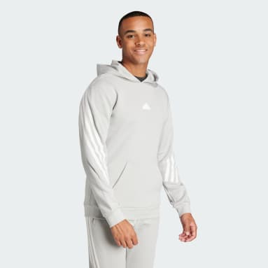 Men Sportswear Grey Future Icons 3-Stripes Hoodie