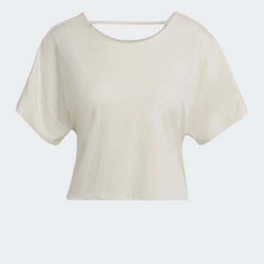Dames Fitness En Training Studio Backless T-shirt