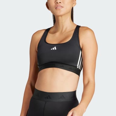 ADIDAS Brassière sport Fitness DRST 3S - Femme - Noir - Cdiscount Sport