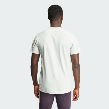 T-shirt Own the Run Verde Uomo Running