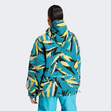 Women adidas by Stella McCartney Turquoise adidas by Stella McCartney Jaquard Fleece