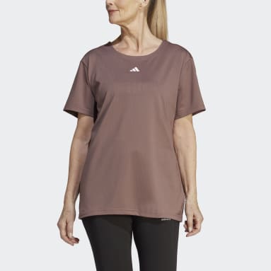 Camiseta Training Colorblock Loose Café Mujer Training