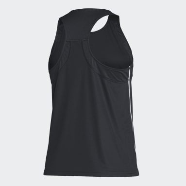 W TEAM SINGLET Preto Mulher Training