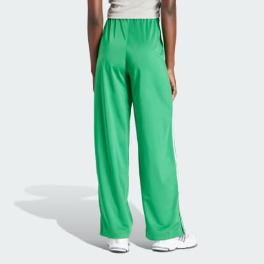 Green adidas Originals Premium Essentials+ Velour Pants