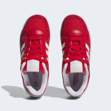 Kids Originals Red Forum Low Shoes
