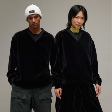 Lifestyle Black Y-3 벨벳 스페이서 스웨터