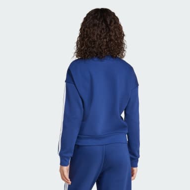 Essentials 3-Stripes Fleece Sweatshirt