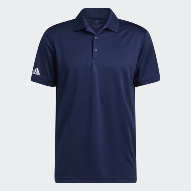 Mænd Golf Blå Performance Primegreen polotrøje