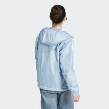 Women's Essentials Blue Essentials Insulated Hooded Jacket