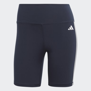 Calções Justos com Cintura Subida 3-Stripes Training Essentials