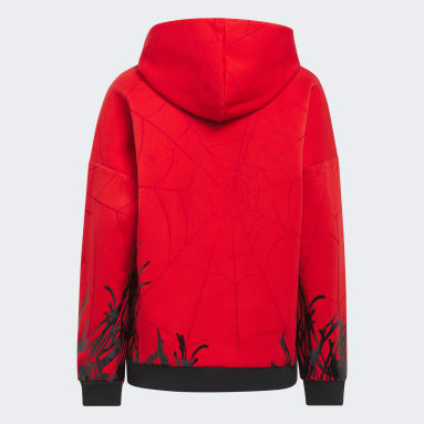 Children Sportswear Red Future Icons Spider-Man Advanced Hoodie
