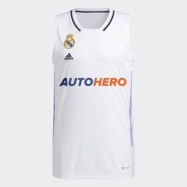 Men Basketball White Real Madrid Home Jersey