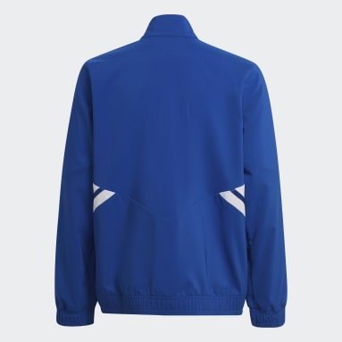 Chaqueta presentación Condivo 22 Azul Niño Fútbol