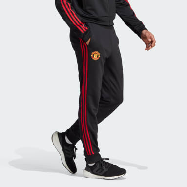 Men Football Black Manchester United DNA Sweat Pants